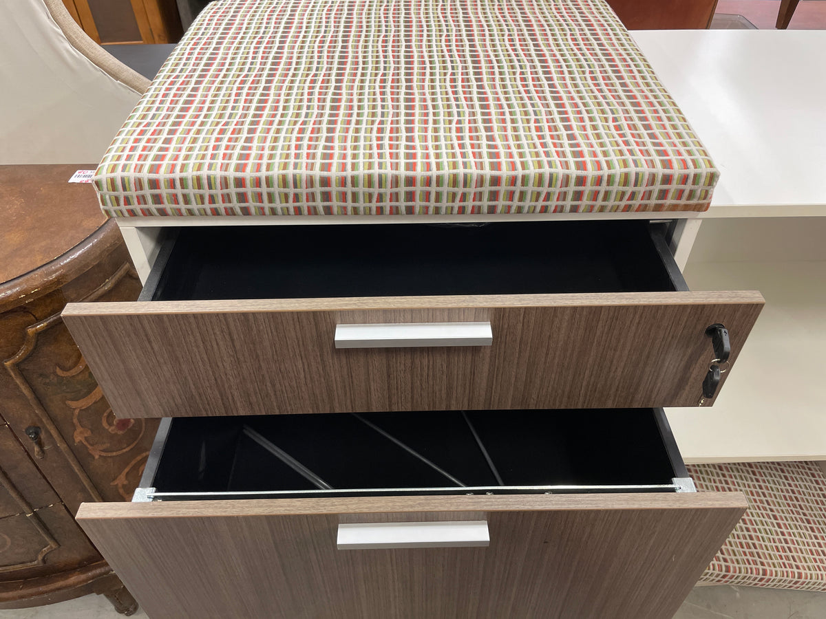 Bookcase Box - File Cabinet with Cushion