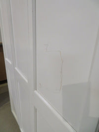Arched-Top White Cabinet Set