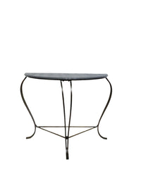 Grey Half Moon Table