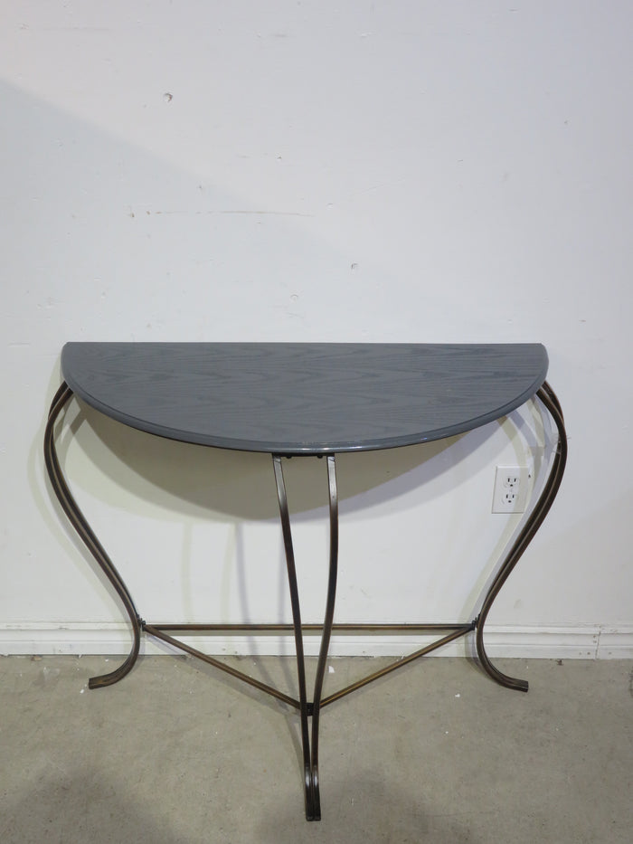 Grey Half Moon Table