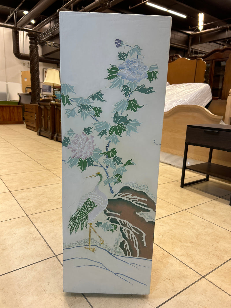 White Floral Pattern Planter