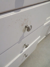 Arched-Top White Cabinet Set