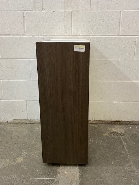 Dark Brown 12 Inch Wide Base Kitchen Cabinet