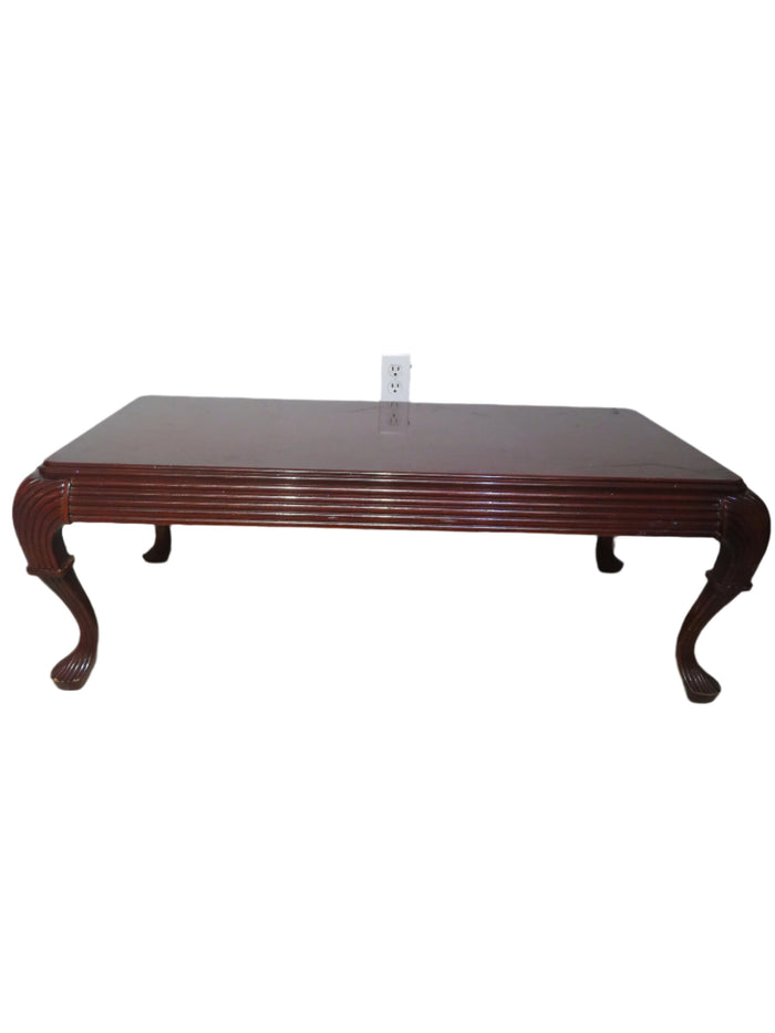 Mahogany-Color Coffee Table