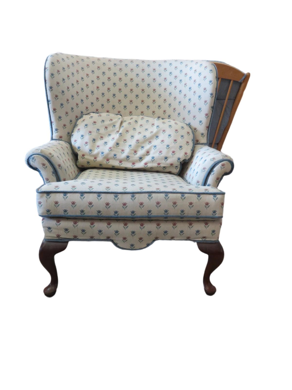 Arm Chair Dual Fabric