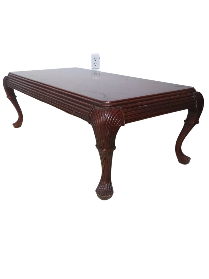 Mahogany-Color Coffee Table