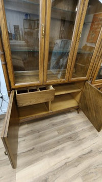 China Cabinet with Glass Shelves
