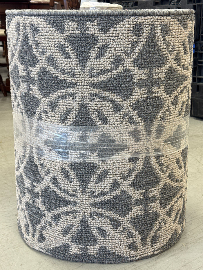 Area Rug Featuring A Distinctive Two-Tone Medallion or Floral Damask Pattern.