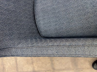 Blue Patterned Accent Chair