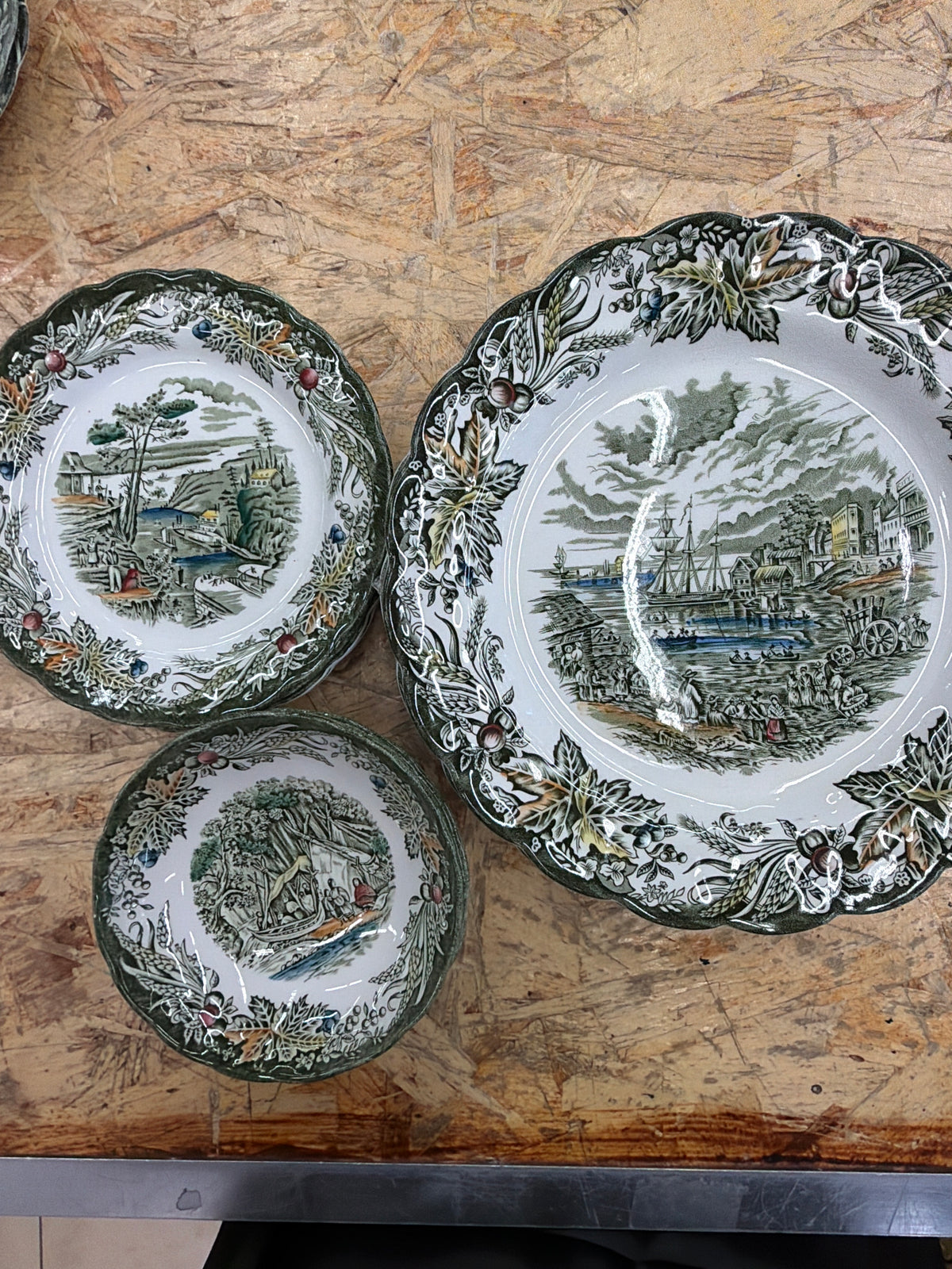 Set of Ridgeway "Heritage"  Pattern Dinnerware