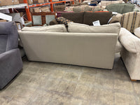 Beige Loveseat with Deep Cushions