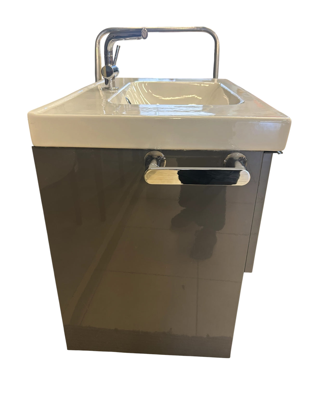 Grey Wall-hung Vanity