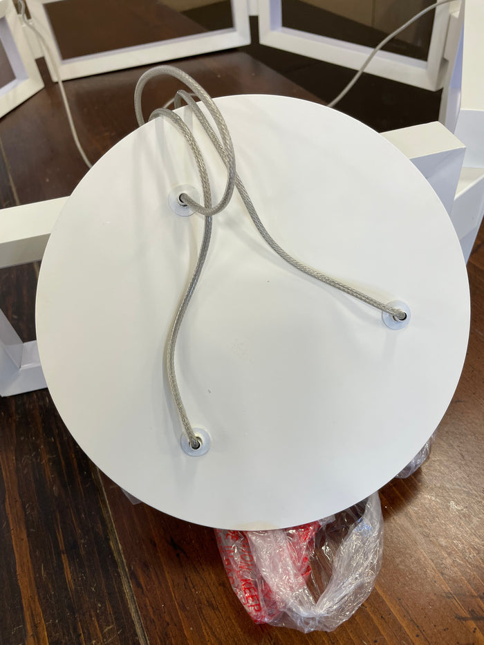 Monteaux Modern White Metal LED Pendant