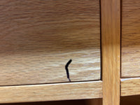 Honey-oak Roll-top Pedestal Desk