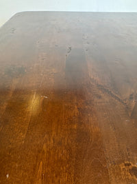 Dark Wood Farmhouse Dining Table