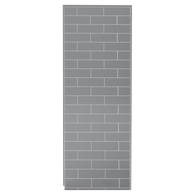 Maax Utile Shower Wall Side Panel - 32" x 80" - Composite - Metro - Ash Grey