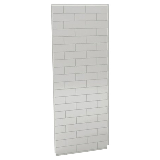 Maax Utile Shower Wall - Back Panel - 48" x 80" - Composite - Metro - Soft Grey