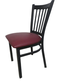 Black and Burgundy Chair