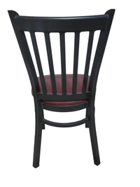 Black and Burgundy Chair