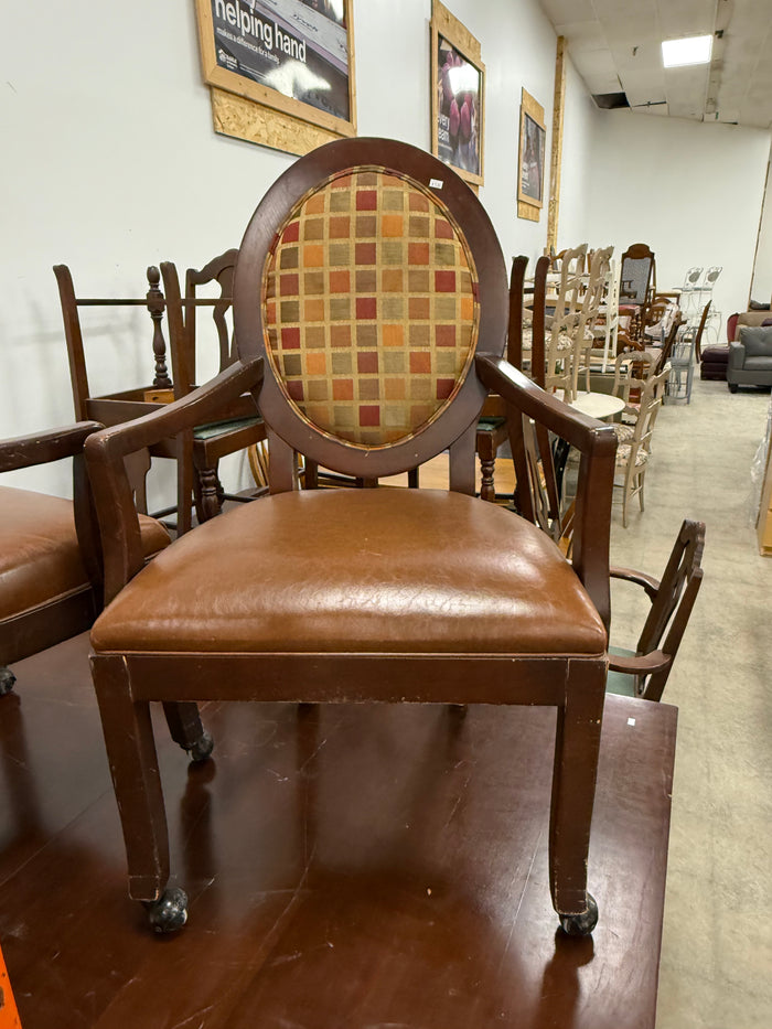 Mahogany Brown Dining Set