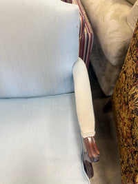 Small Light Sky Blue Armchair
