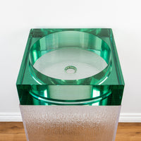 21-inch Square Glass Vessel Sink