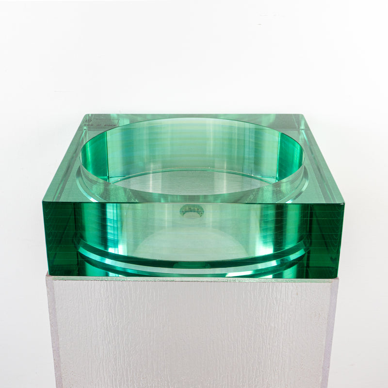 21-inch Square Glass Vessel Sink