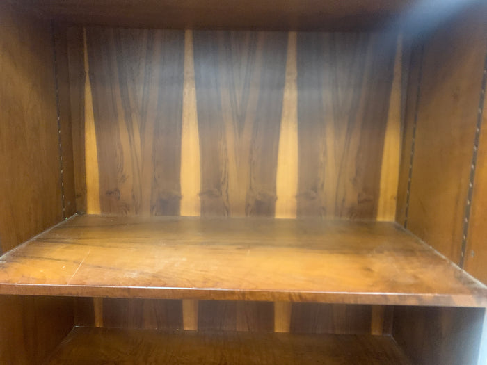 2 Piece Mid Century Modern Shelving Unit With Key