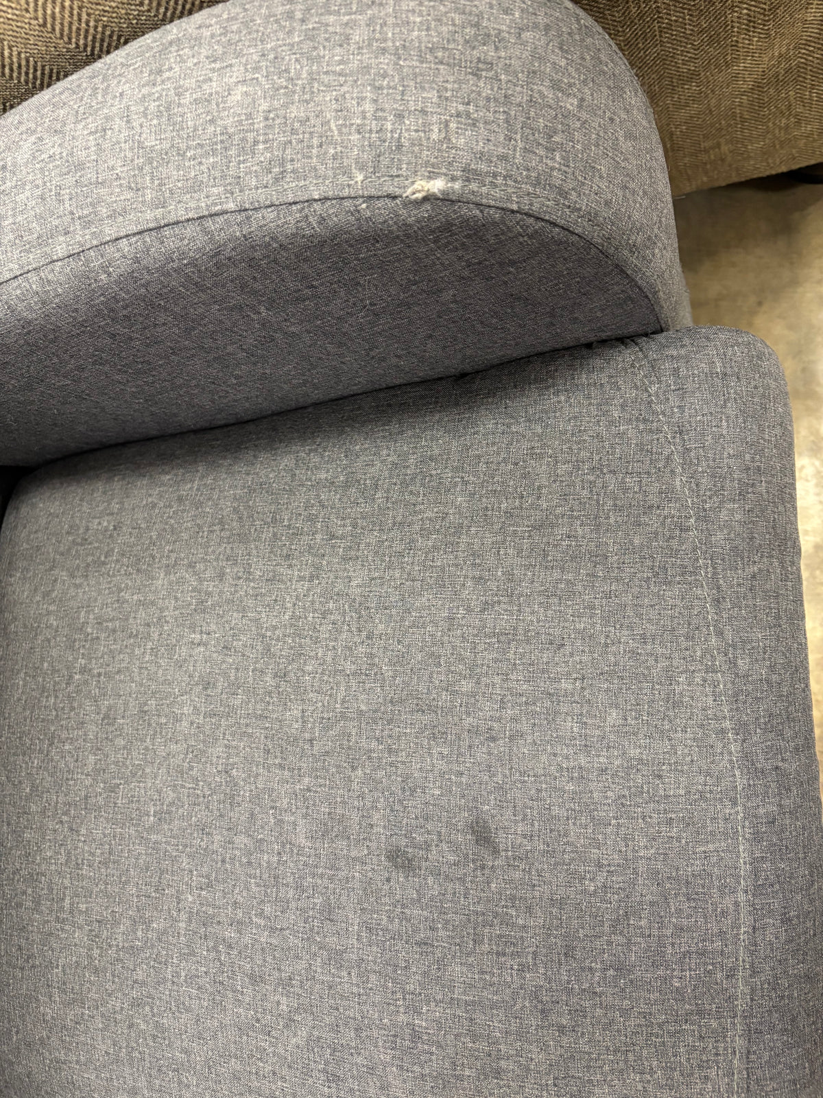 Grey 3-Seater Reclining Sofa