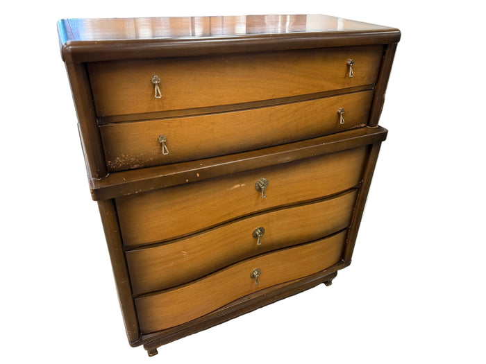 Two-Toned Vintage Wooden Dresser