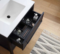 Home Decorators Collection Vistara 30-inch W x 19-inch D Freestanding Bath Vanity with Black Handle