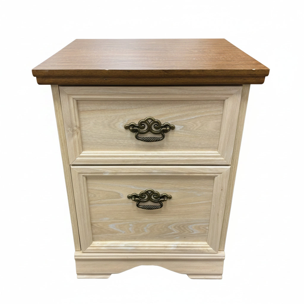 Light Wood Nightstand