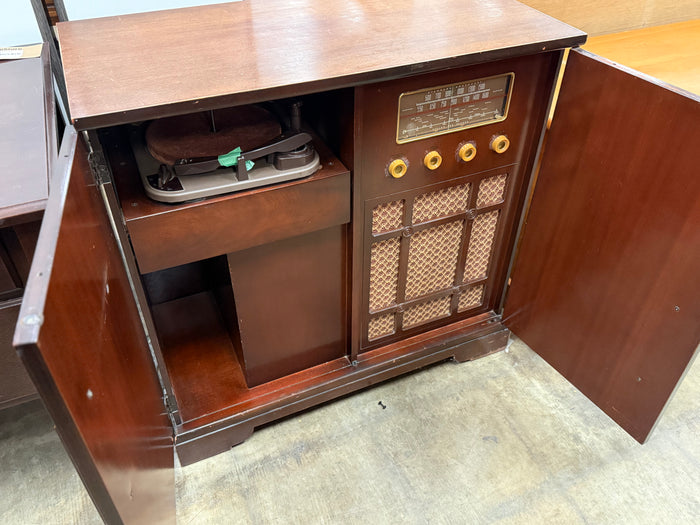Dark Brown Mid-Century Cabinet