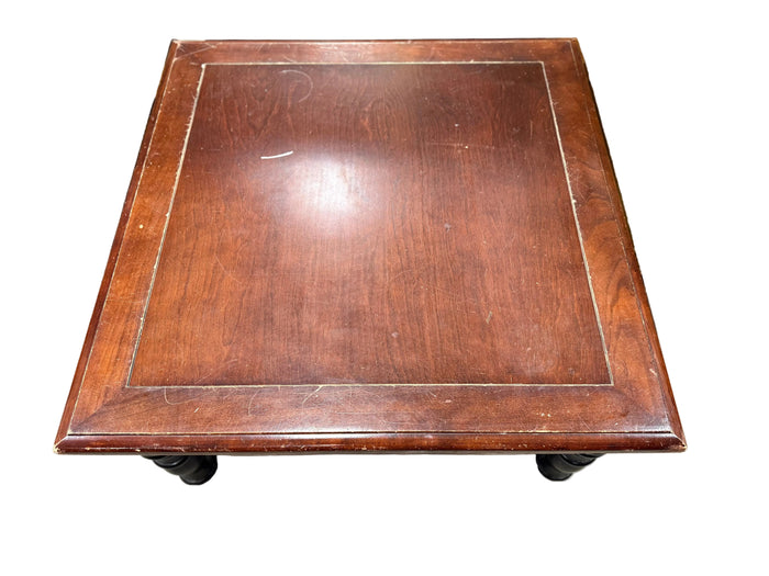 Dark Brown Square Coffee Table