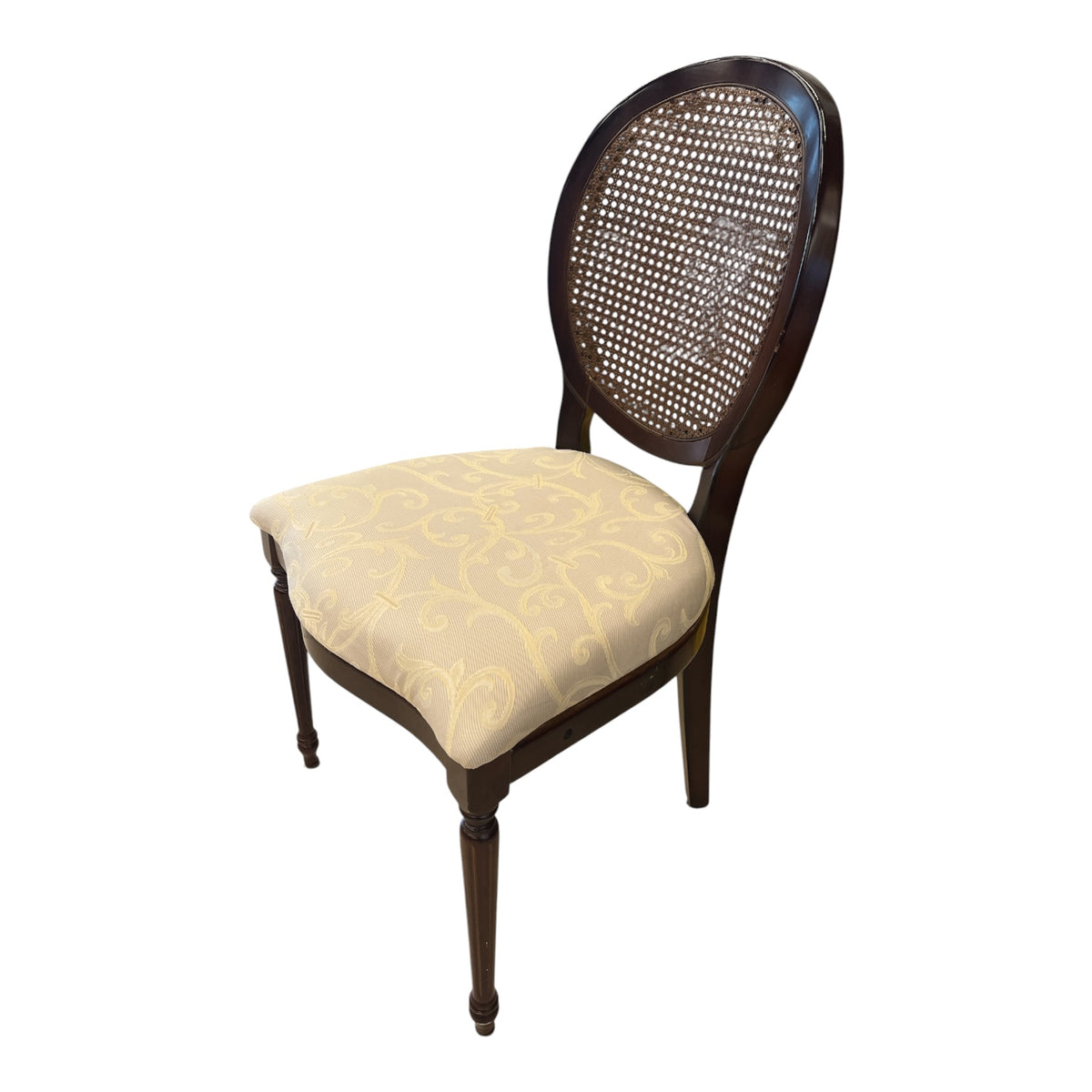 Bombay Cane-Back Accent Chair