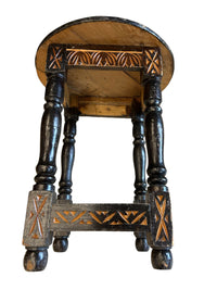 Aztec Wood Sidetable