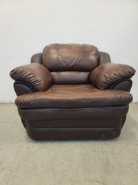 Faux Leather Armchair
