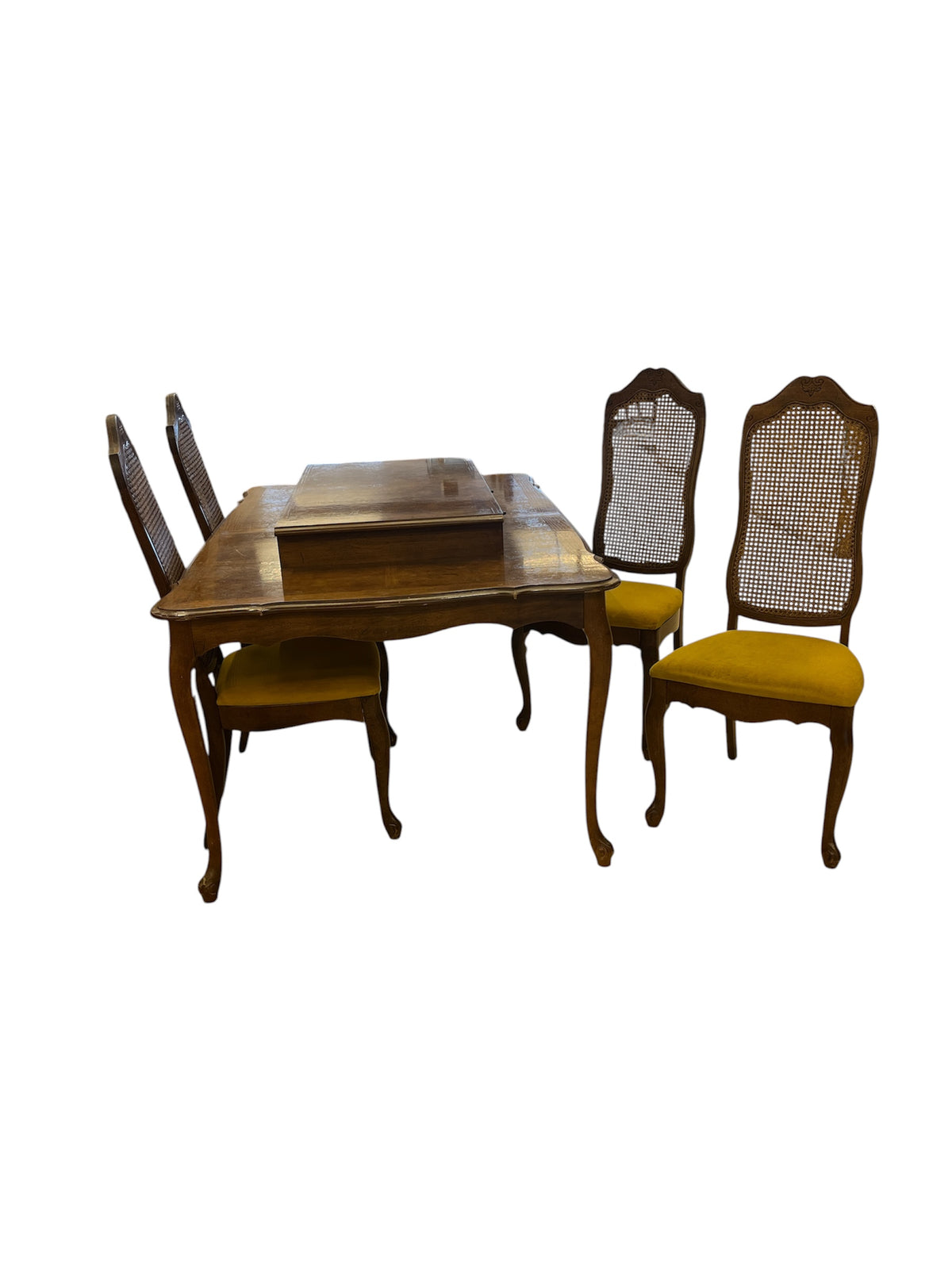 French Provincial Dining Set Table with 4 Chairs
