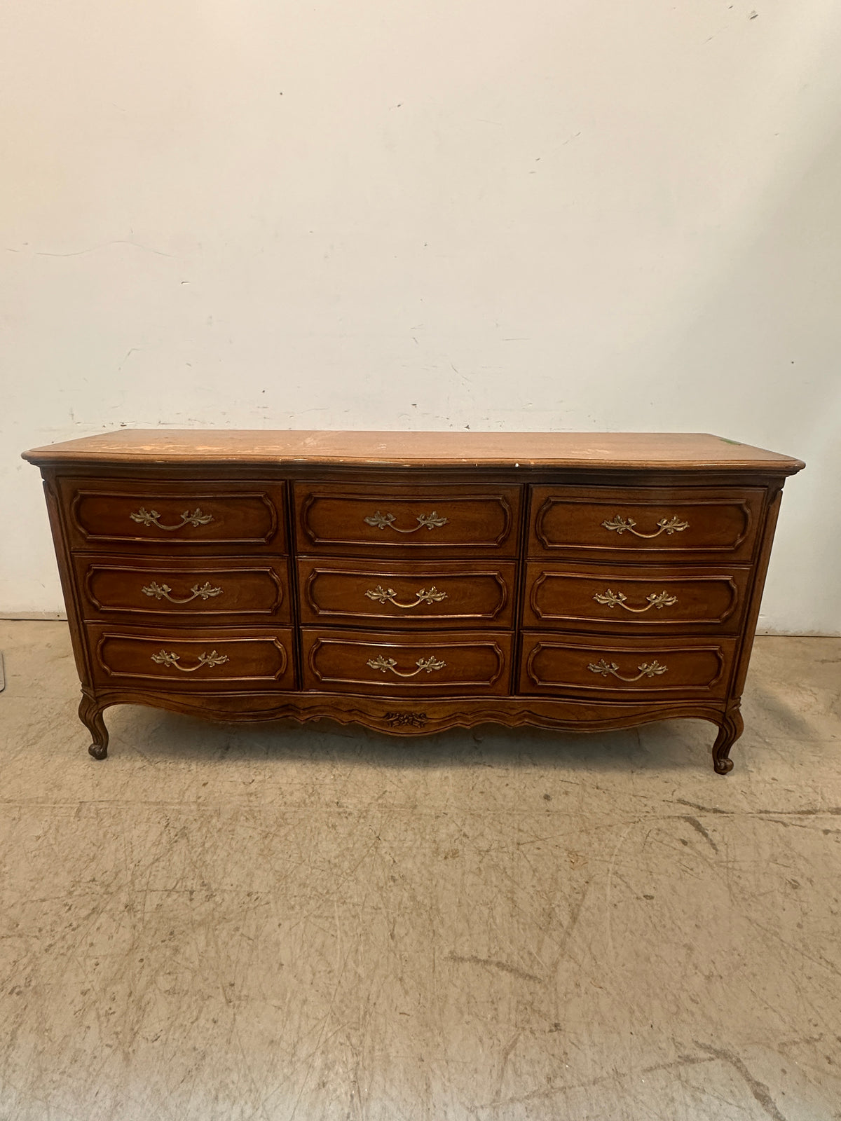 9 Drawer solid wooden dresser