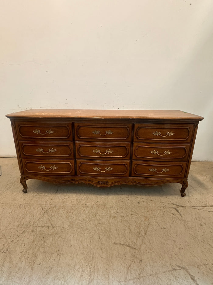 9 Drawer solid wooden dresser