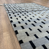 3x5-ft Weave Blue Ridge Rug, 100% Wool with Silk Accent, 2-0039673