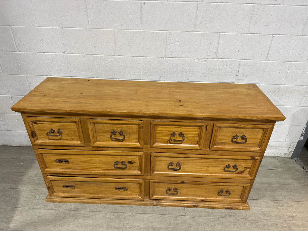 Elegant Pine Dresser 64.5"W