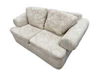 Traditional Floral Damask Cream Loveseat