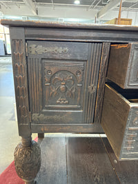Jacobean Black Washed Sideboard