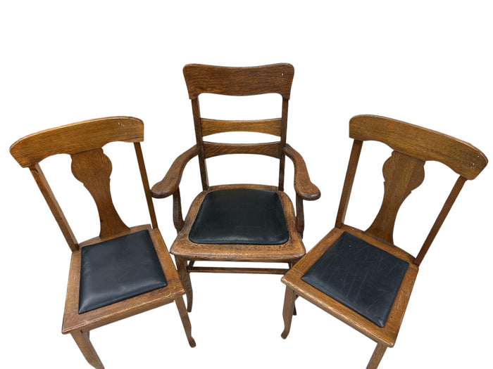 HERITAGE Carved Chairs - A Set of Three