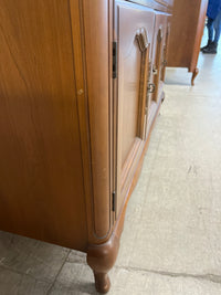 54"W Solid Wood Gibbard Buffet and China Cabinet