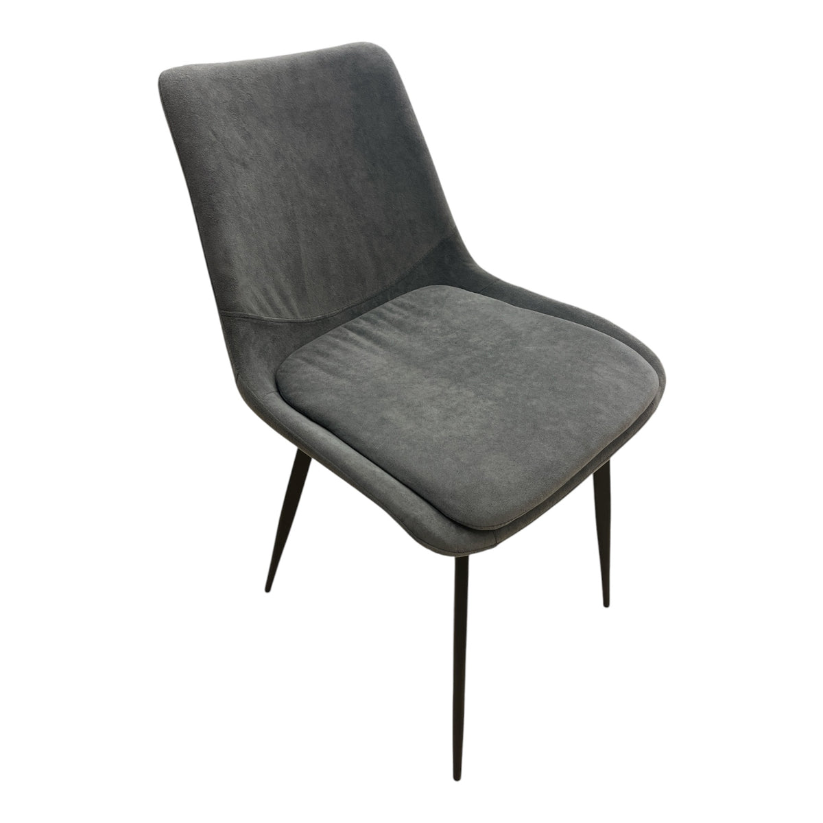 Gray Velvet Dining Chairs (Set of 4)