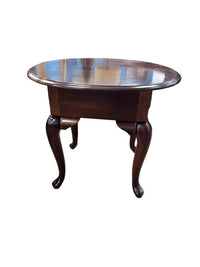 Dark Wood 1-Drawer End Table