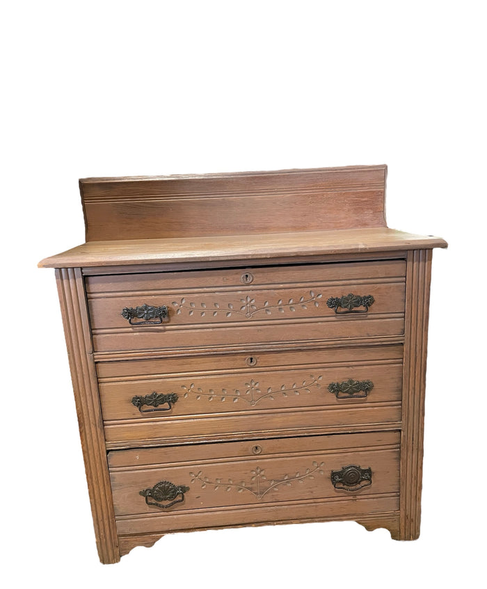 Solid Wood 3-Drawer Dresser