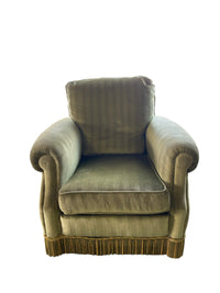 Green Upholstered Armchair